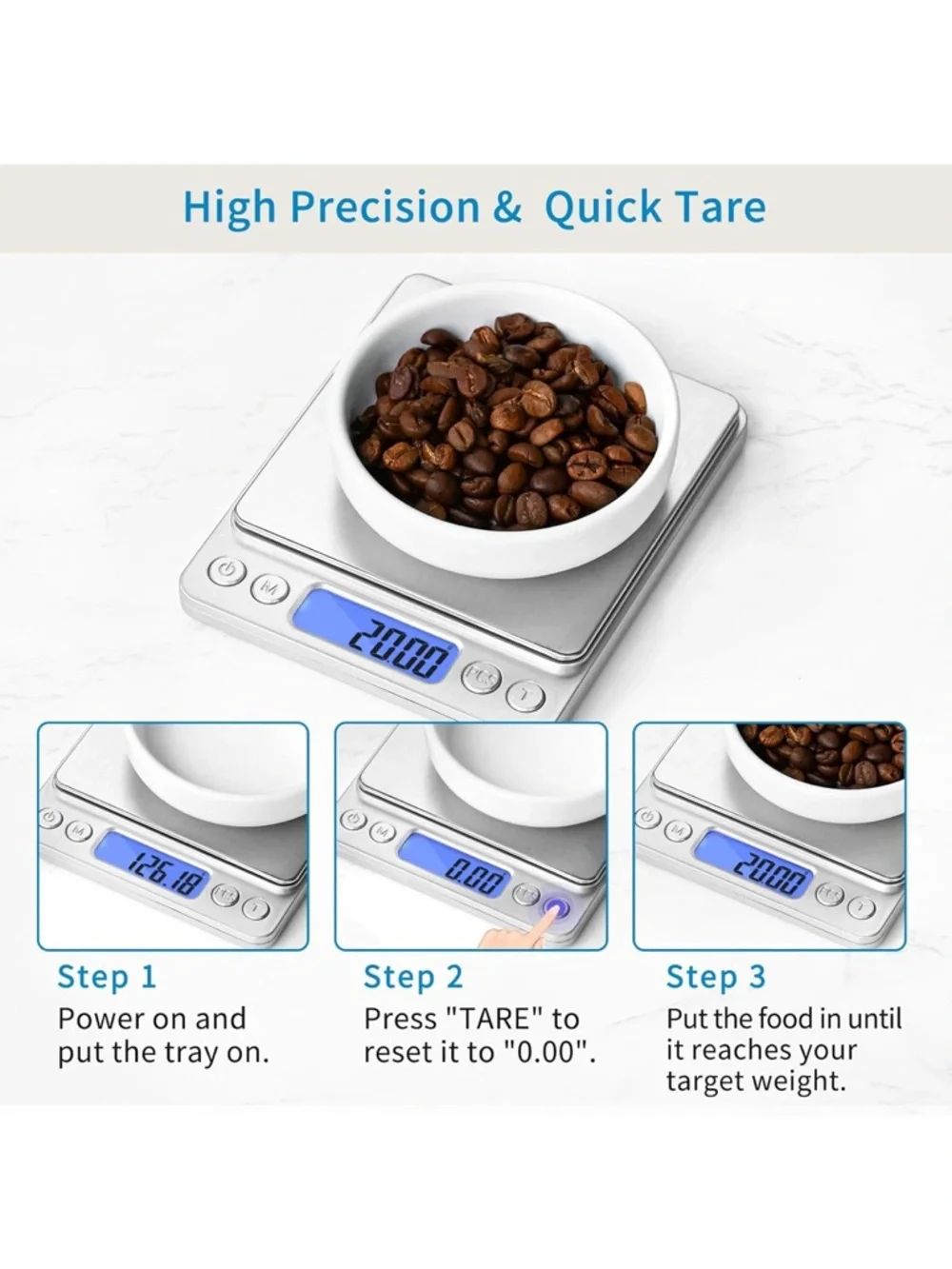 Digital Stainless Steel Mini Scale - Picture 5 of 11